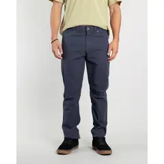 POLEMIC - Pantalon Juvenil Canvas procesado Azul