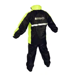 GENERICO - TRAJE DE LLUVIA IMPERMEBLE con pantalon REFLECTANTE CON CAPUCHA