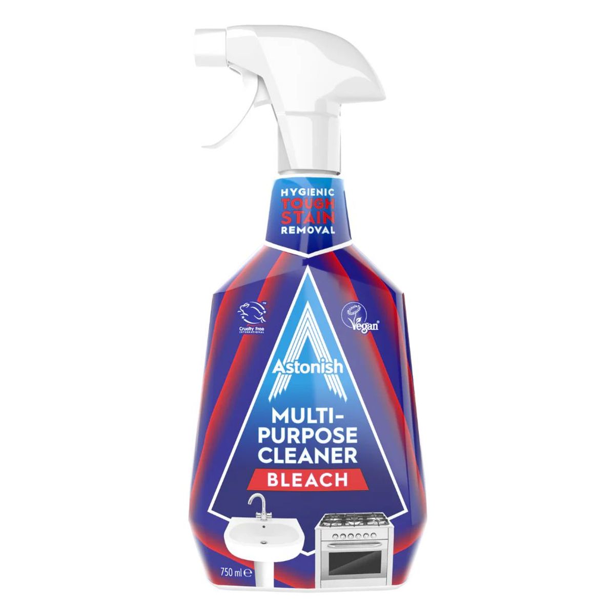 ASTONISH - Limpiador con Lejia Multiusos Astonish 750 ml