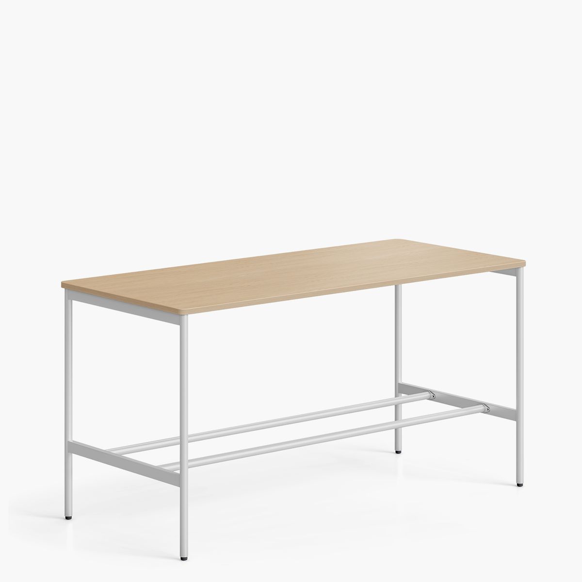 FORM OFFICE - Mesa Oficina Cafetería Astro 160x90 Natura/Blanco Form