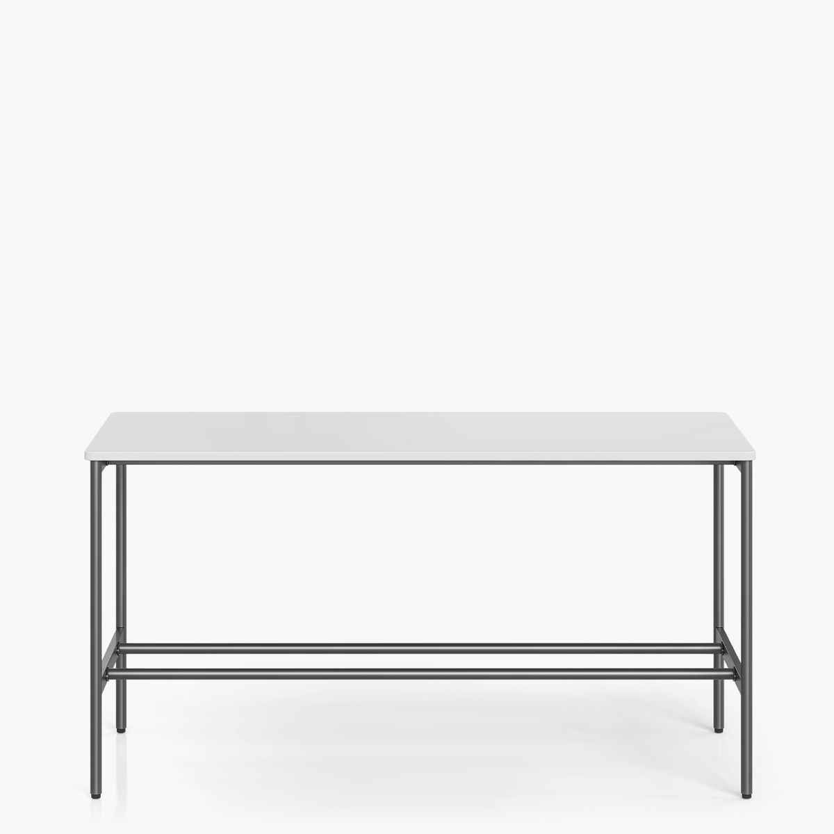 FORM OFFICE - Mesa Oficina Cafetería Astro 160x90 Blanco/Gris Form