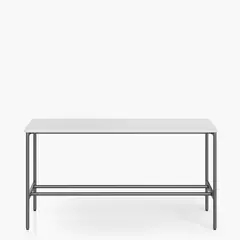FORM OFFICE - Mesa Oficina Cafetería Astro 160x90 Blanco/Gris Form