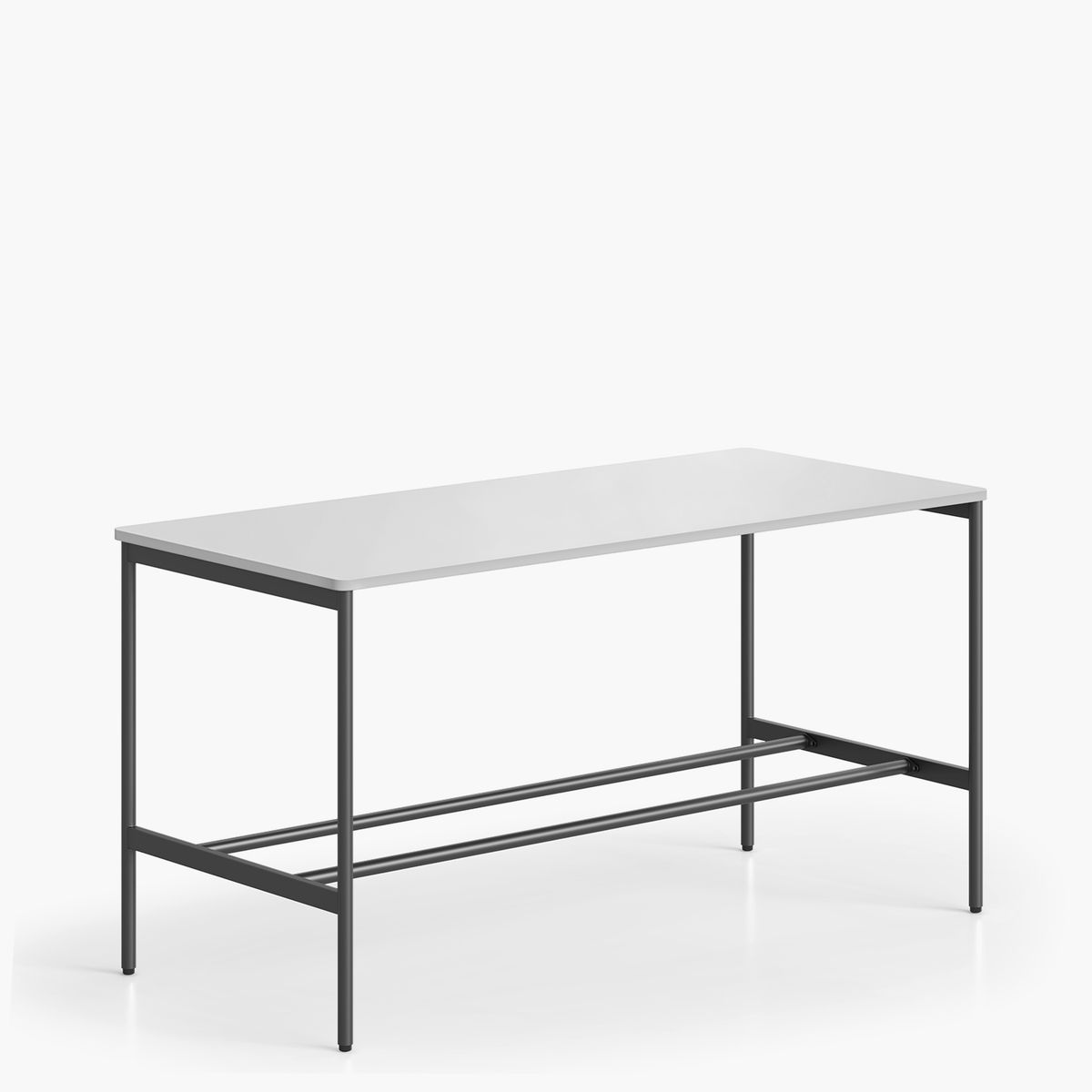 FORM OFFICE - Mesa Oficina Cafetería Astro 160x90 Blanco/Gris Form