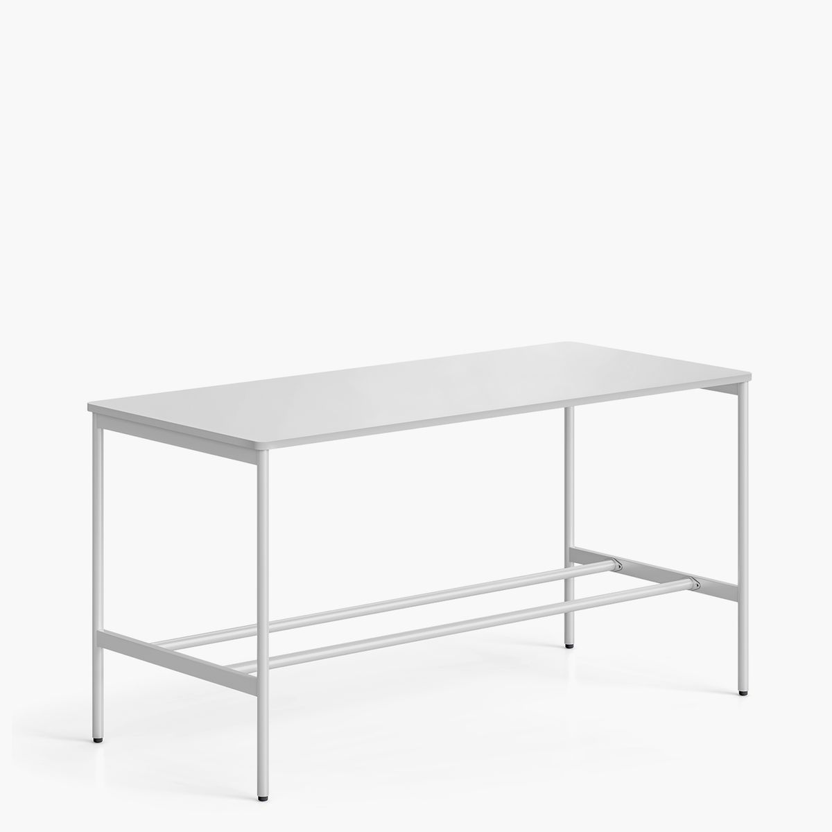 FORM OFFICE - Mesa Oficina Cafetería Astro 160x90 Blanco/Blanco Form