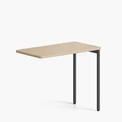 FORM OFFICE - Escritorio Lateral Astro 50x90 Natura/Gris Form