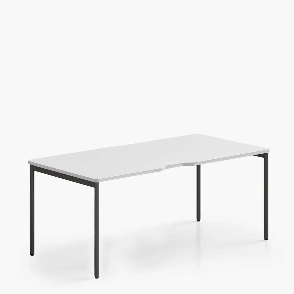 FORM OFFICE - Escritorio Astro 160x75 Blanco/Gris Form