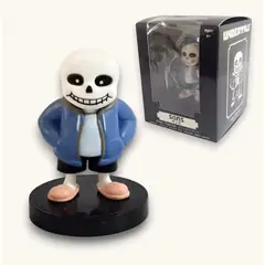 GENERICO - Figura Sans Undertale Juego 7 Cm + Caja