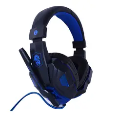 FASTLINK - AUDIFONO GAMER CON MICROFONO AZUL