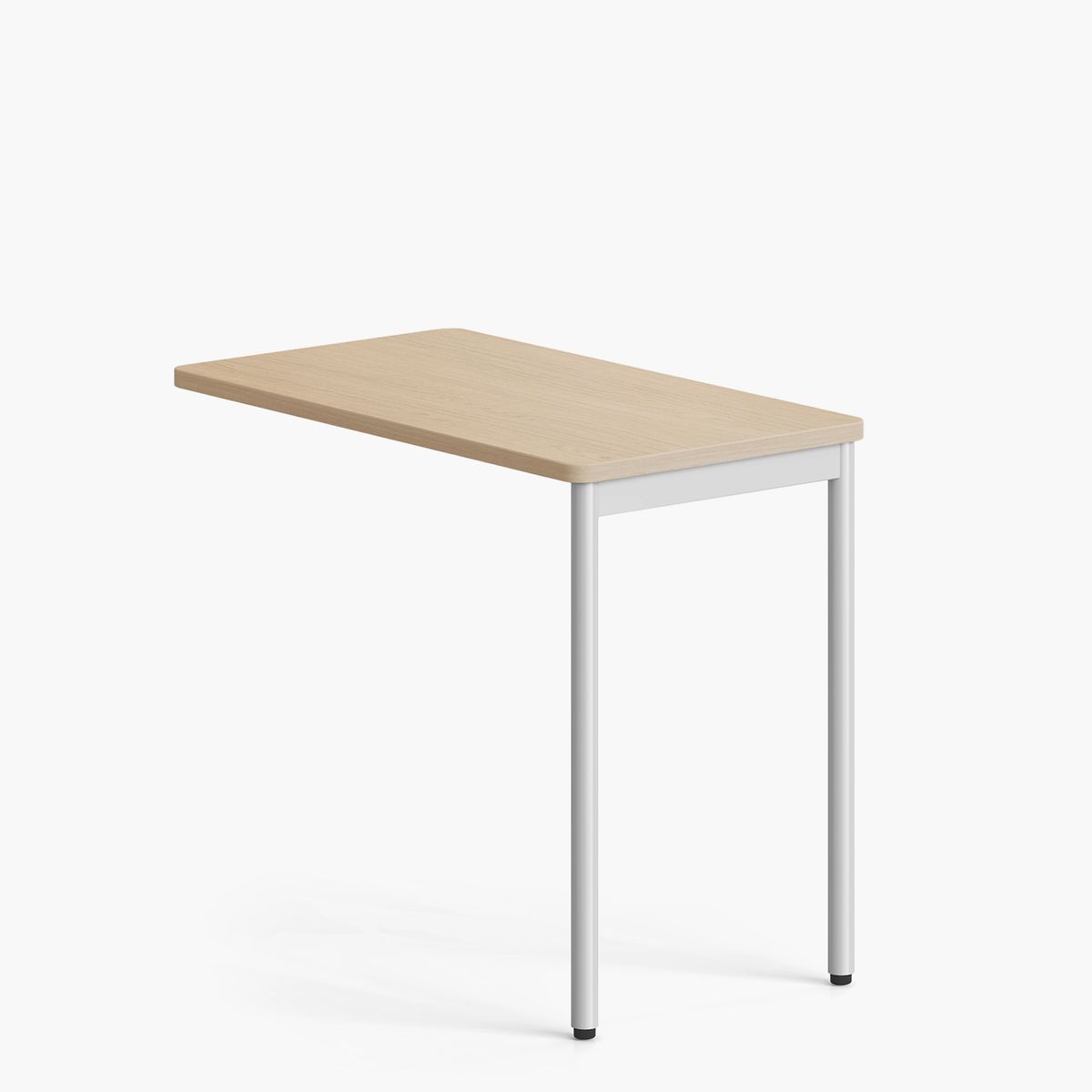 FORM OFFICE - Escritorio Lateral Astro 50x90 Natura/Blanco Form