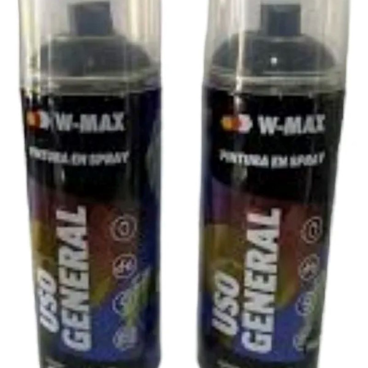 METALFER - Pintura En Spray Negro Mate W-max 400ml Uso General