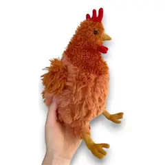 GENERICO - Peluche Realista Gallina Animal Tierno Regalo