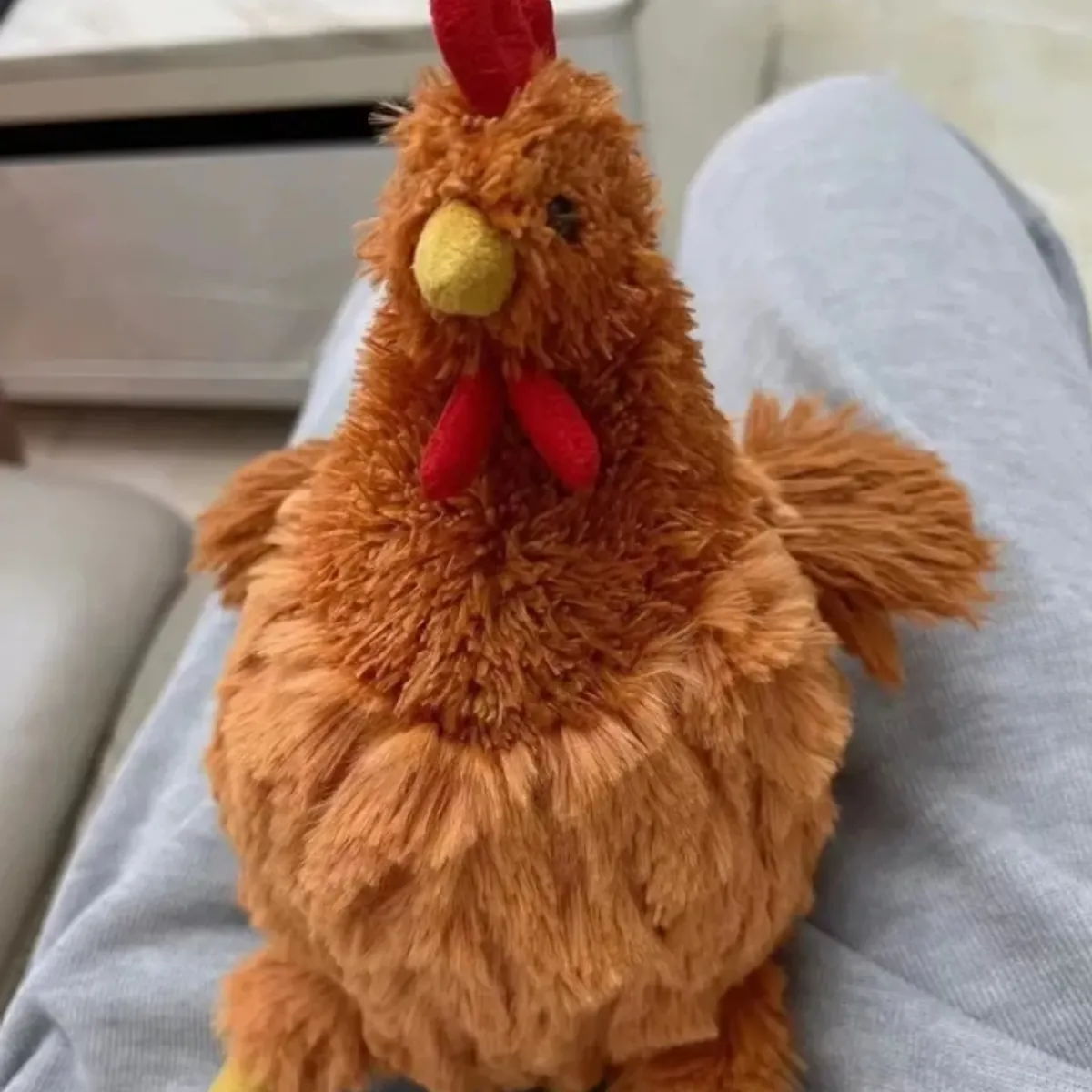 GENERICO - Peluche Realista Gallina Animal Tierno Regalo