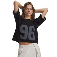 Polera M/C Mujer Burnout 96 Negro