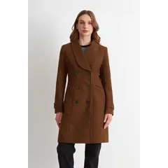 NICOPOLY - Abrigo Solapa Redonda Café