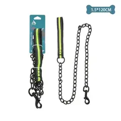 GENERICO - Correa cadena para mascota 1.5cm x1.2m