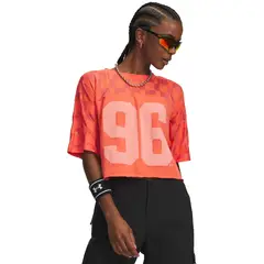 UNDER ARMOUR - Polera M/C Mujer Burnout 96 Rojo