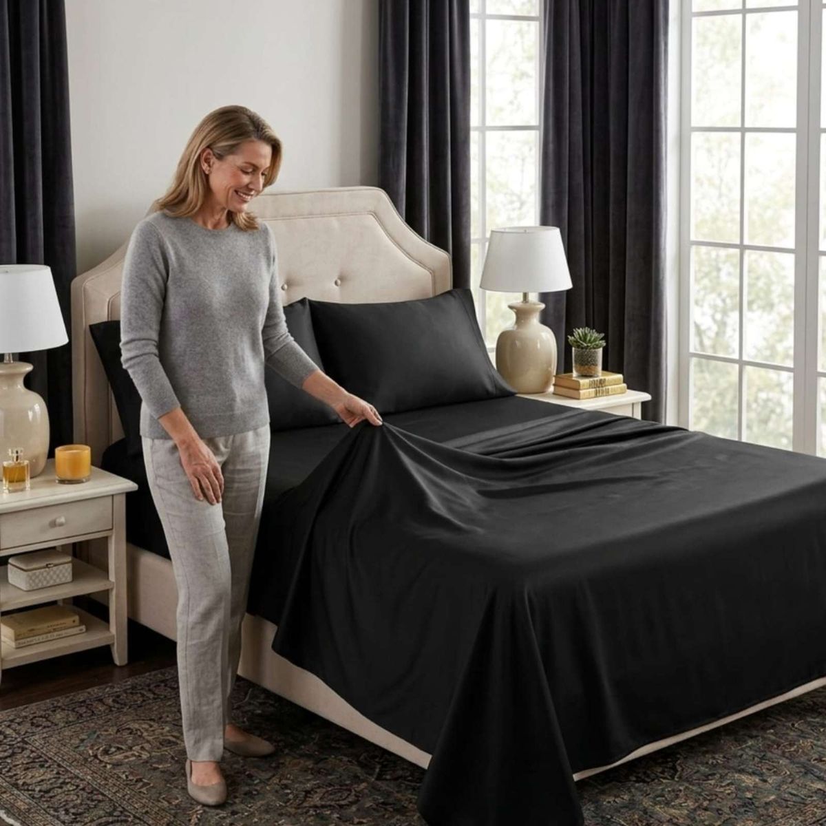 GENERICO - Juego de Sábanas 1,5 plazas Resistencia y Elegancia para tu Descanso Diario