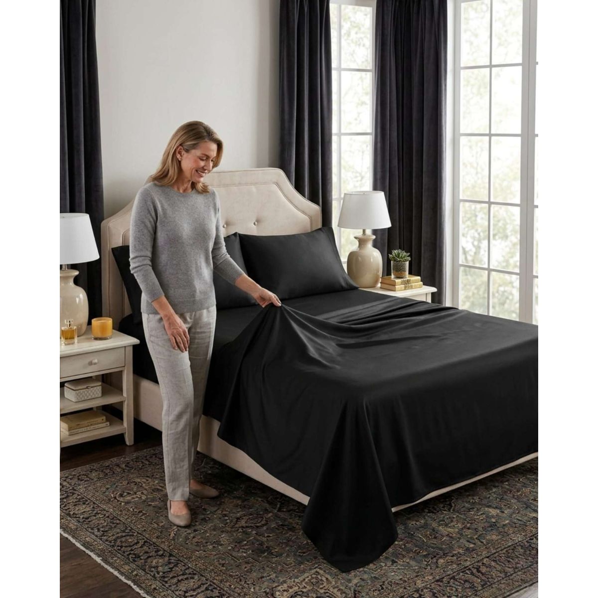 GENERICO - Juego de Sábanas 1,5 plazas Resistencia y Elegancia para tu Descanso Diario