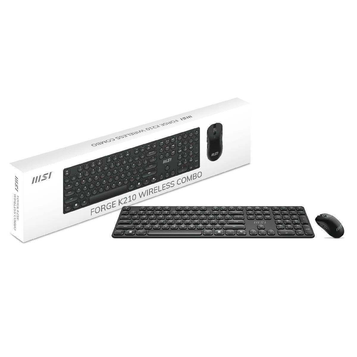 MSI - Combo Teclado Mouse - MSI Forge K210 Wireless 2.4 G