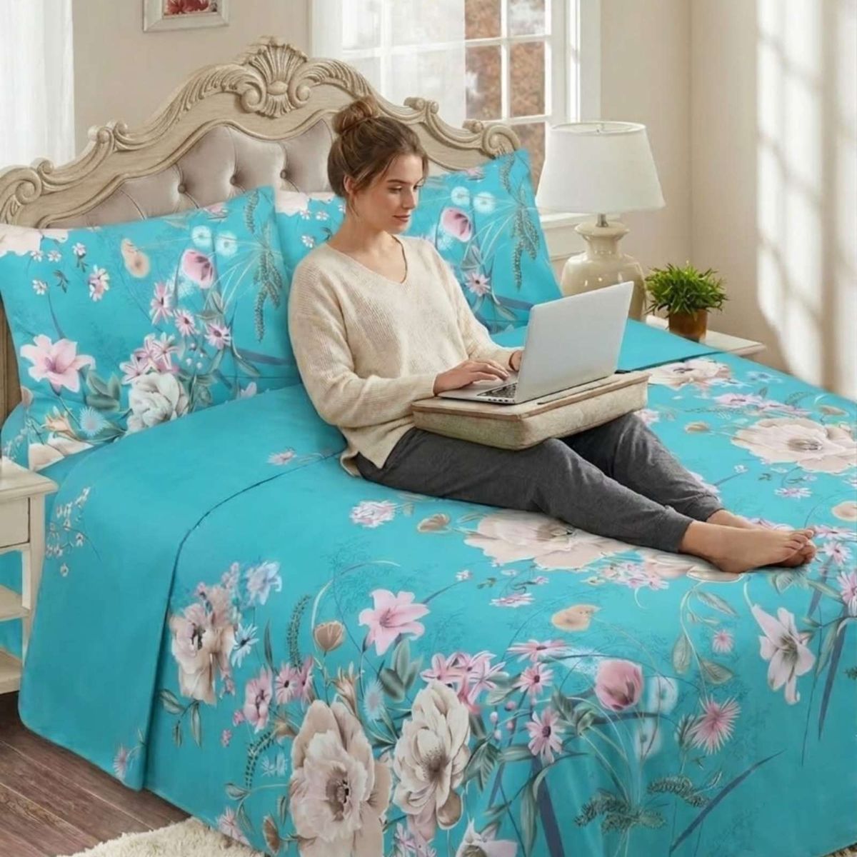 GENERICO - Juego de Sábanas king Resistencia y Elegancia para tu Descanso Diario