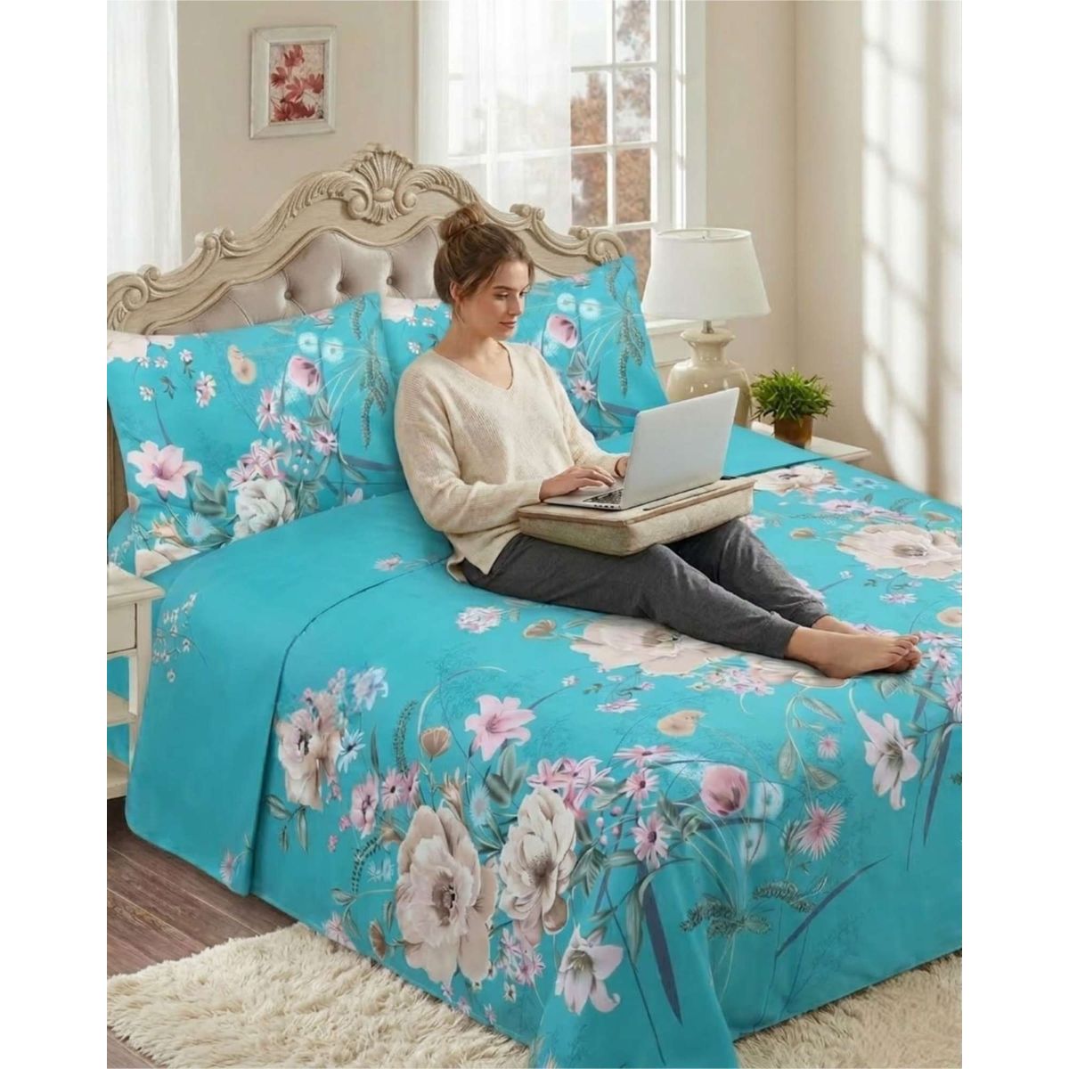 GENERICO - Juego de Sábanas king Resistencia y Elegancia para tu Descanso Diario