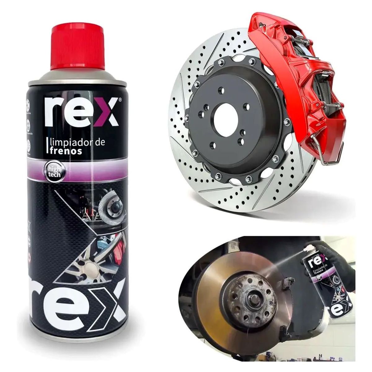 METALFER - Limpiador De Frenos Rex 450ml Auto Mantención