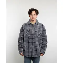 POLEMIC - Chaqueta Campera hombre forrada en Micropolar Leñadora sin gorro