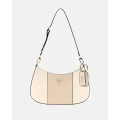 GUESS - Cartera Noelle Ii Zip Shoulder Bag Beige