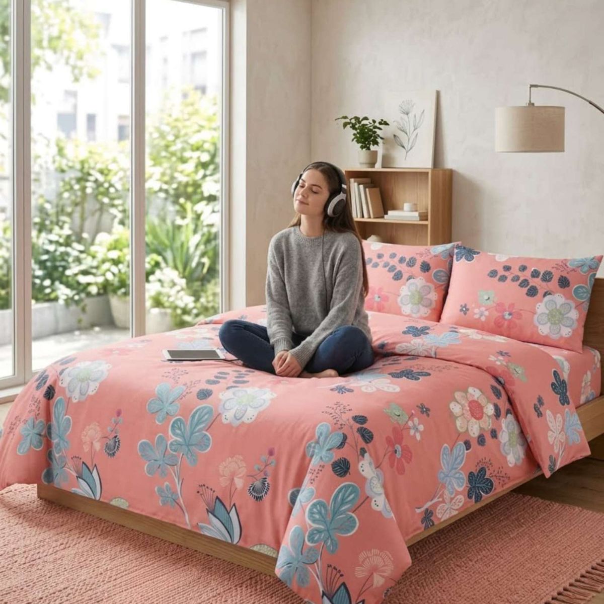 GENERICO - Juego de Sábanas 1,5 plazas Resistencia y Elegancia para tu Descanso Diario