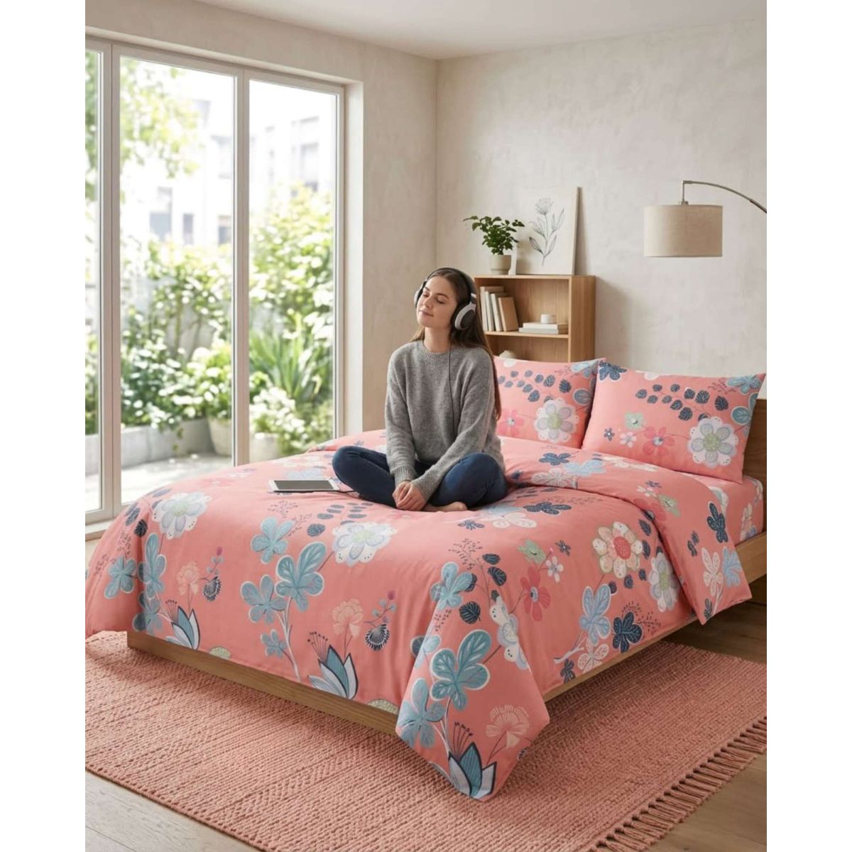 GENERICO - Juego de Sábanas 1,5 plazas Resistencia y Elegancia para tu Descanso Diario