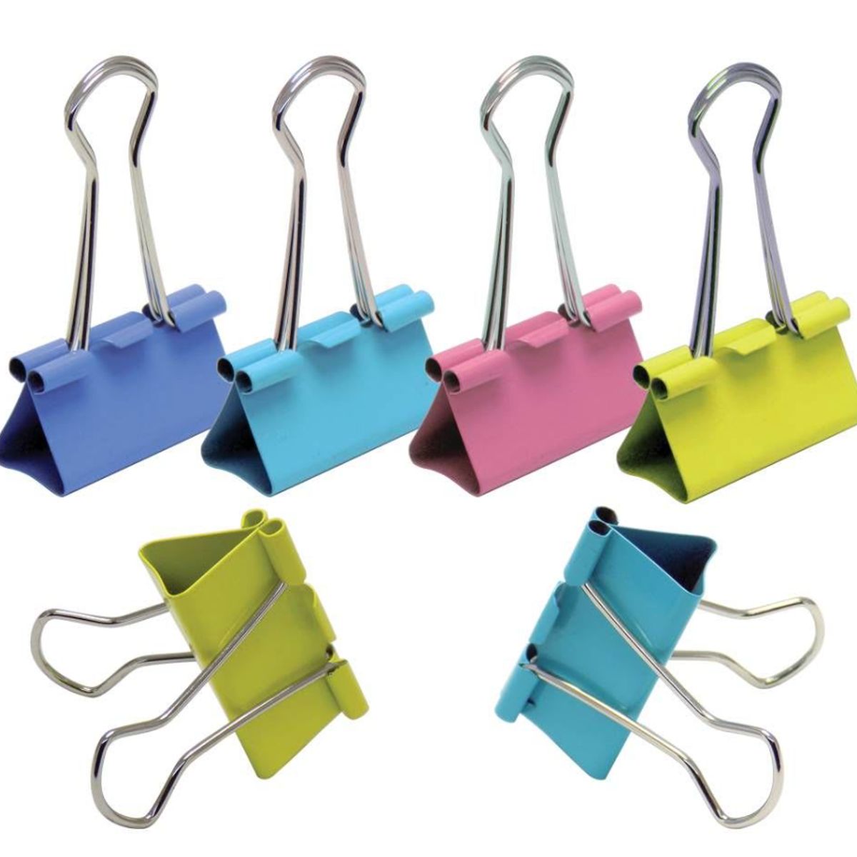 FOSKA - Clips de carpeta colores 19 mm 801-5D FOSKA