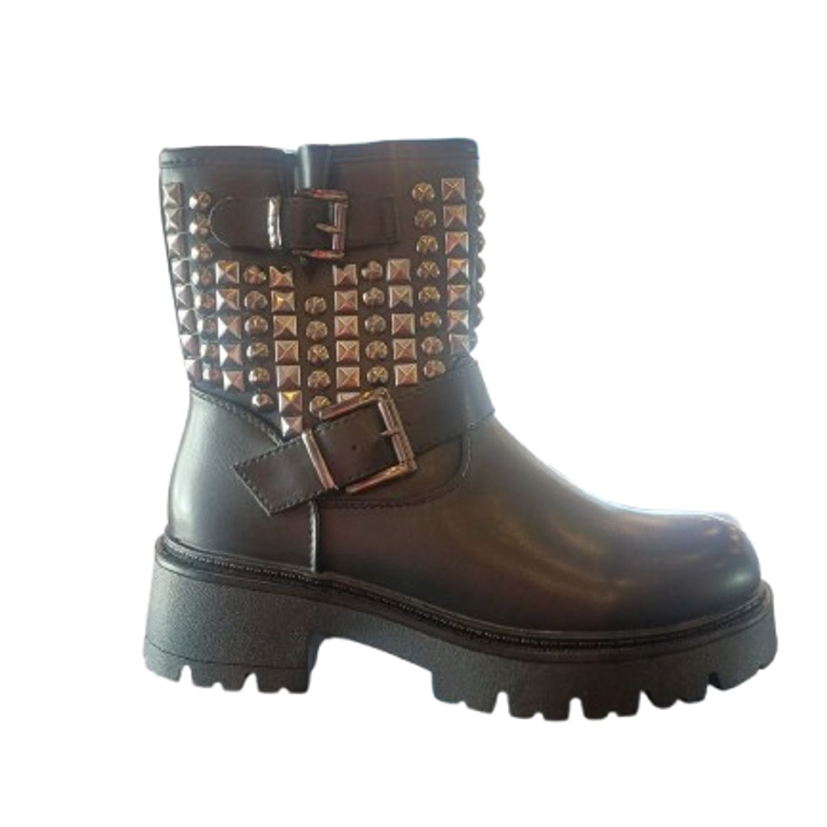 HERIEL - Botin Tachas Negra Mujer
