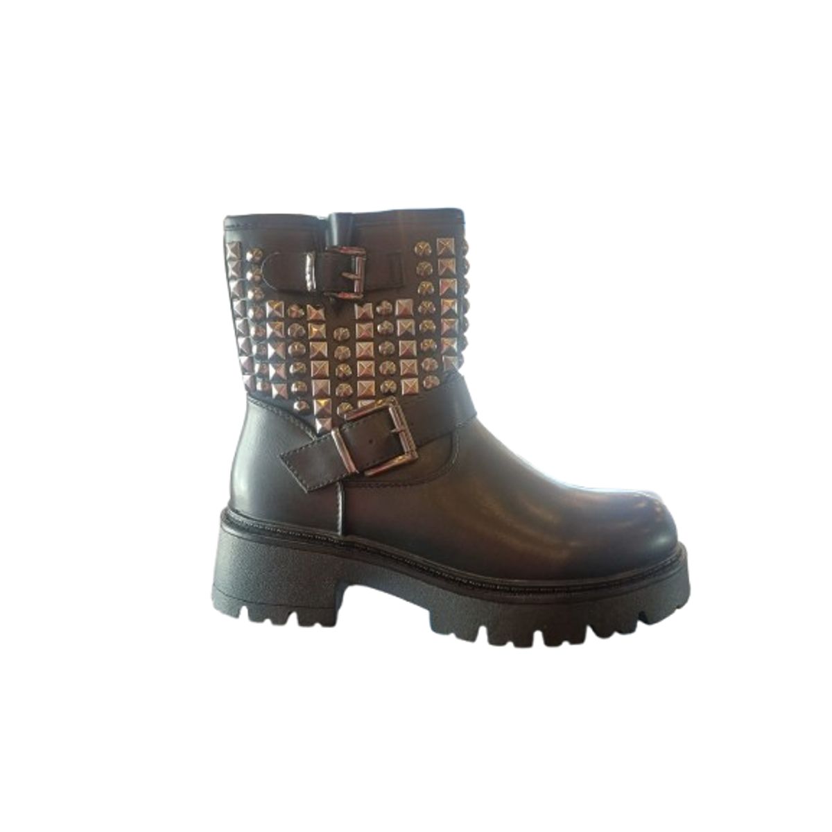 HERIEL - Botin Tachas Negra Mujer