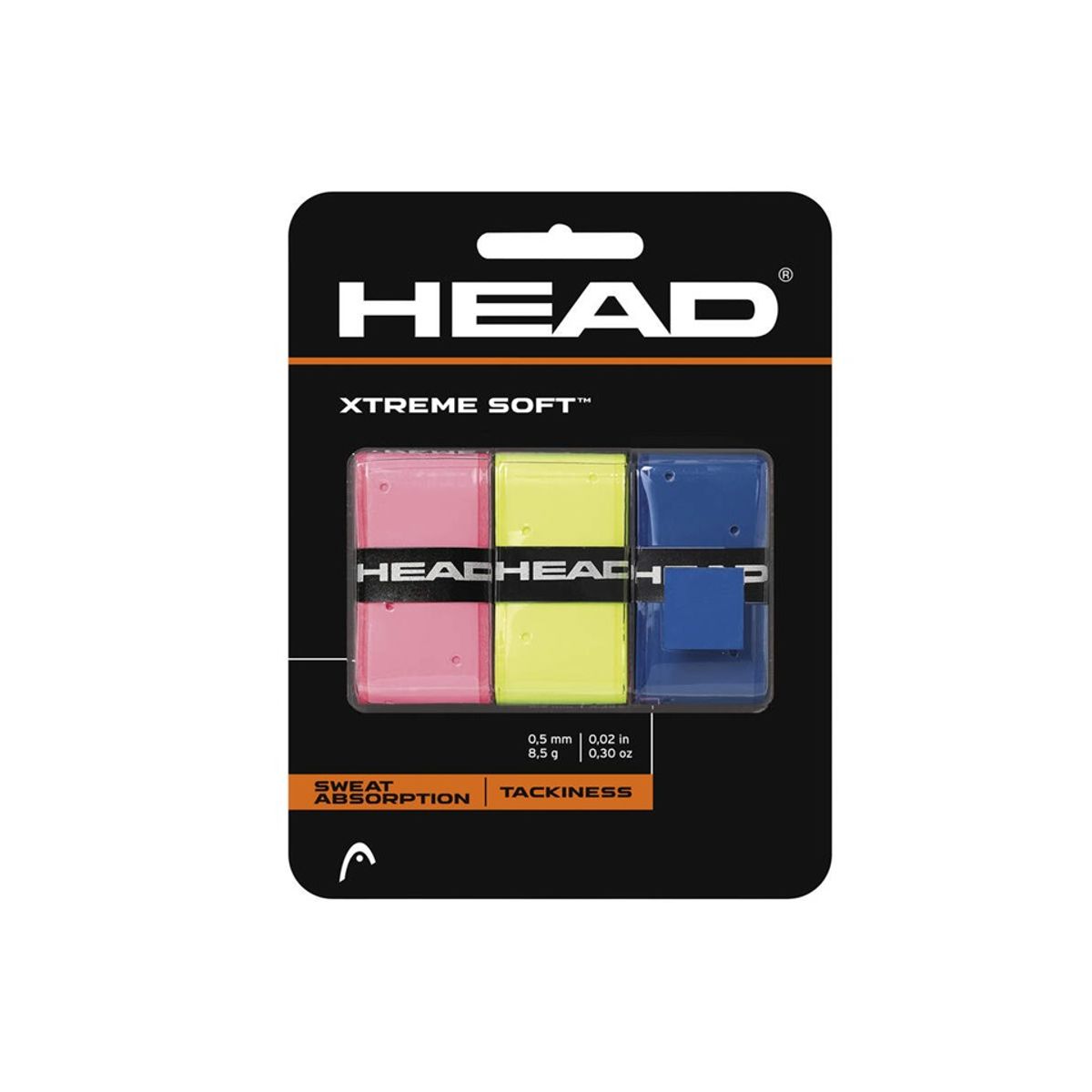 HEAD - Overgrip Head Xtreme Soft Multicolor X3 Tenis Padel