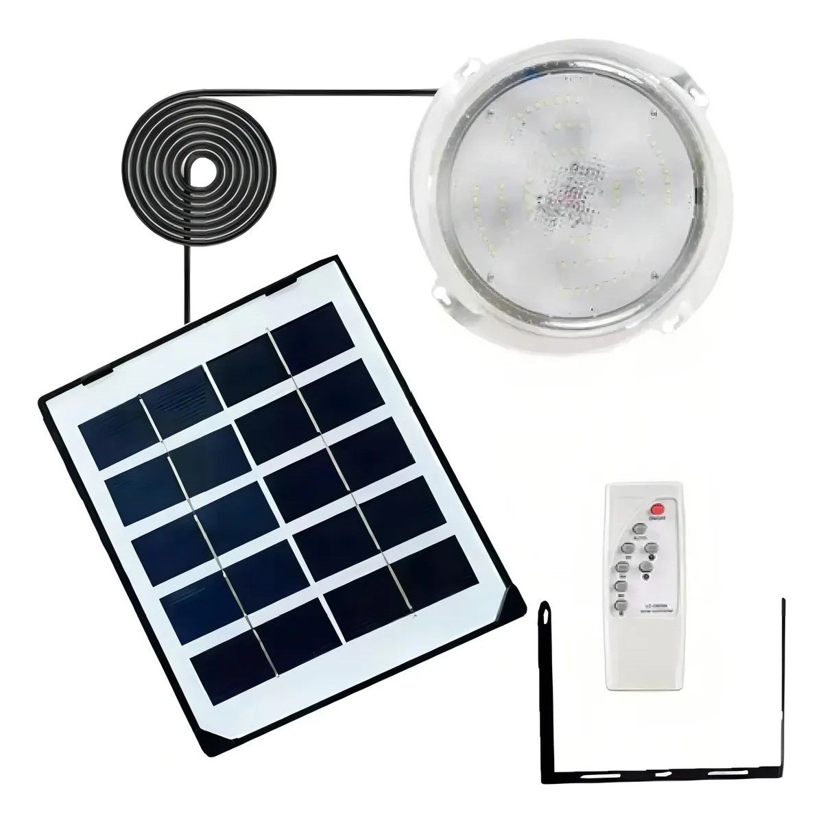GENERICO - Lámpara Plafón M Casa 200W Solar Techo Blanco Luz Fría 6500K BELUG
