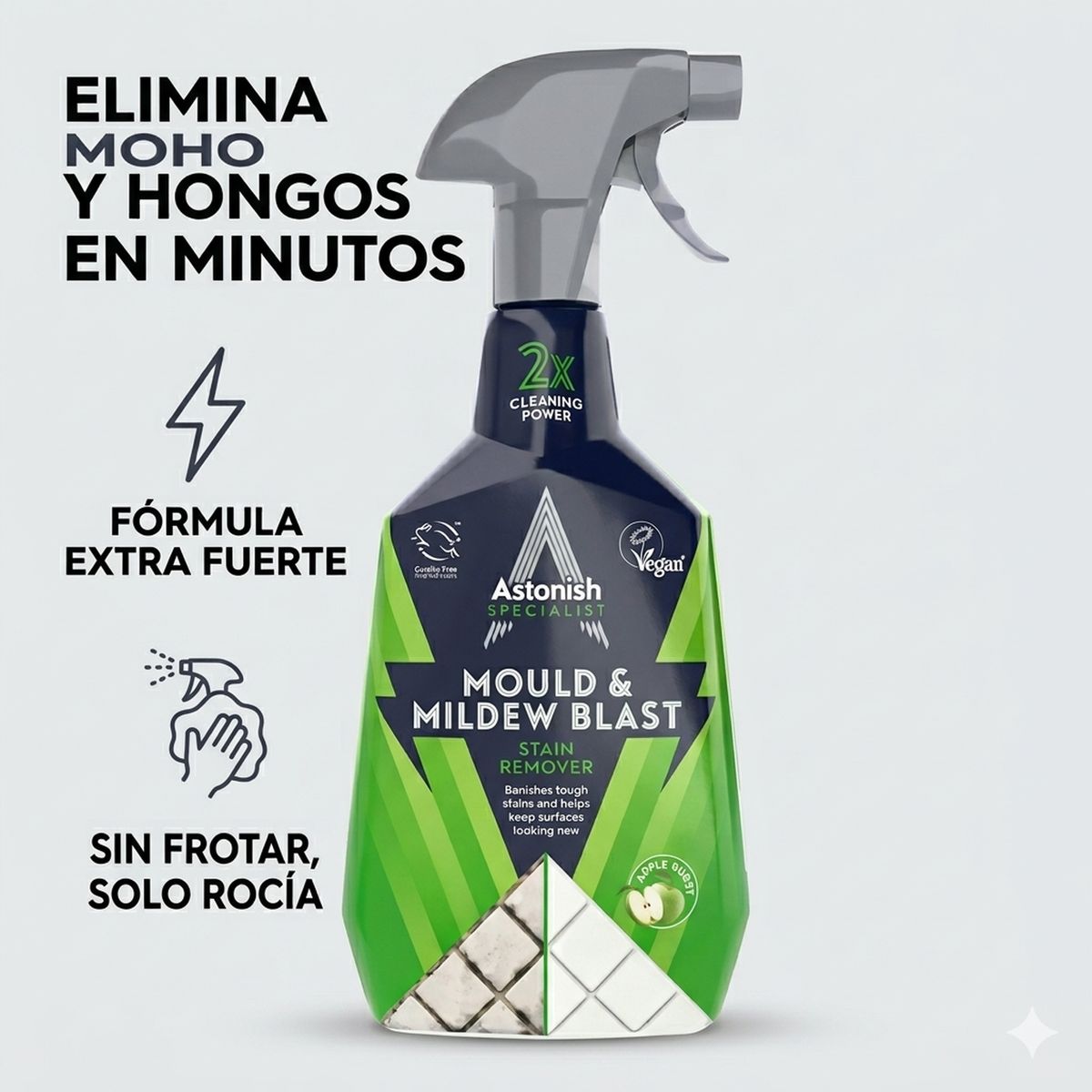 GENERICO - Astonish Eliminador Moho y Hongos Gatillo 750 Ml Antihongos