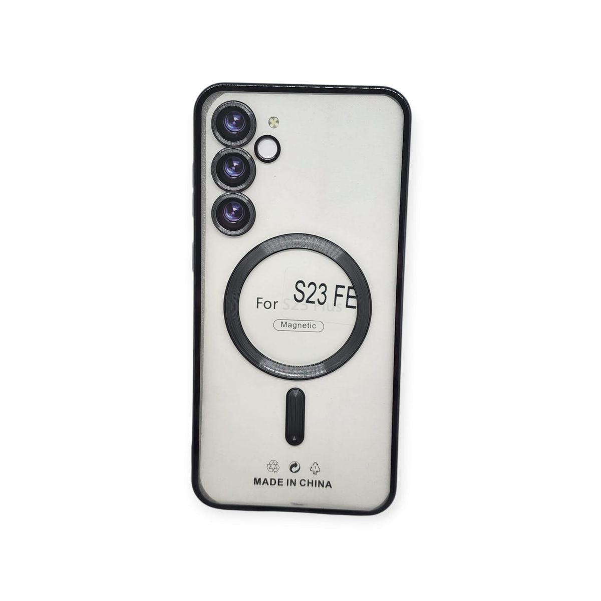 GENERICO - Funda Protectora Con Magfase Genérica Samsung S23 Fe Negro