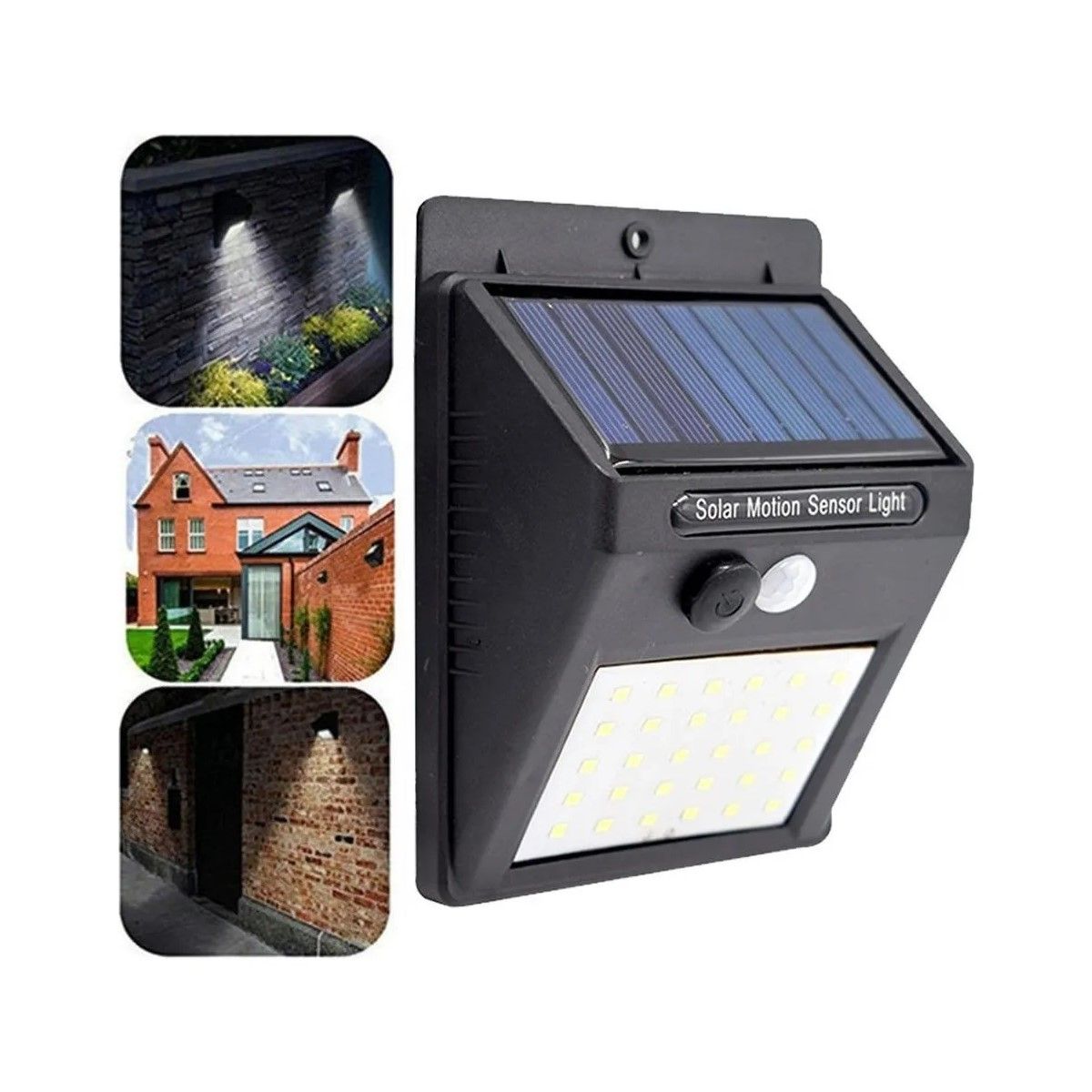 GENERICO - Pack X9 Foco Led Solares Exterior Luz Solar Foco Led Sensor BELUG