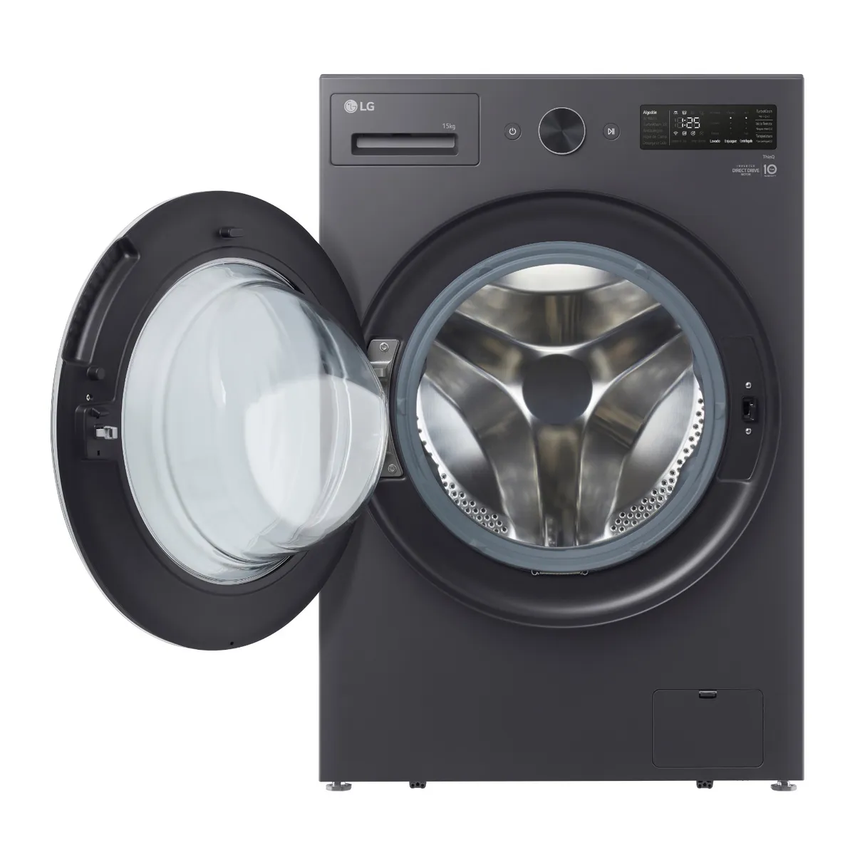 LG - Lavadora Carga Frontal LG 15Kg WM15EGNTSPG con 6 Motion DD y AIDD™