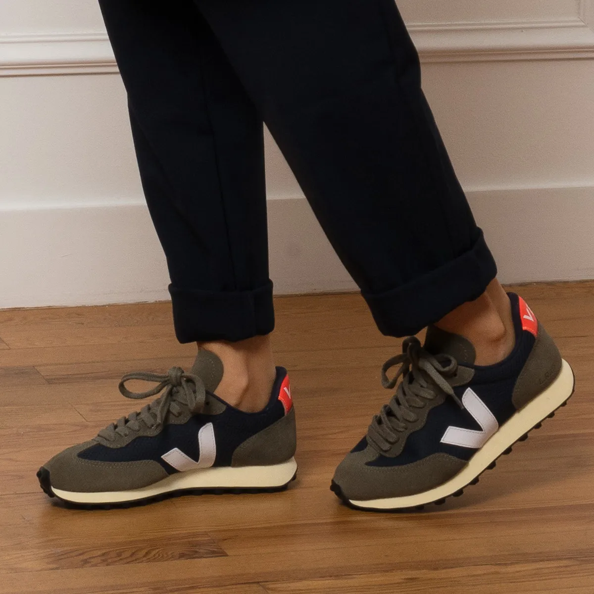 VEJA - Zapatillas Mujer Veja Rio Branco II Gris/Azul