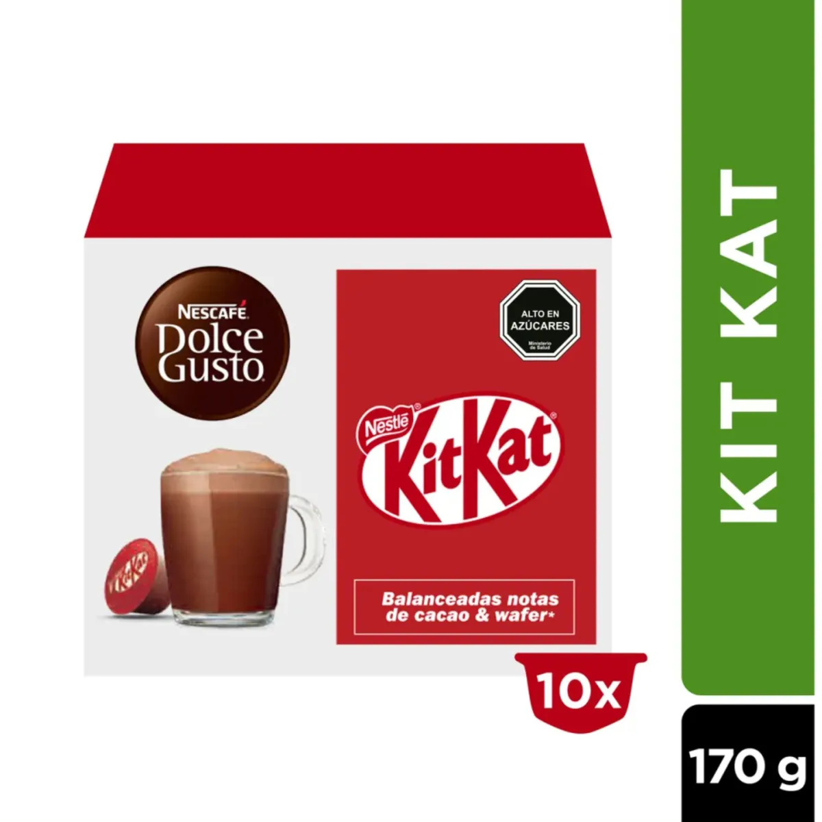 DOLCE GUSTO - Pack 4 Café Nescafé Dolce Gusto® Kit Kat 10 Cápsulas