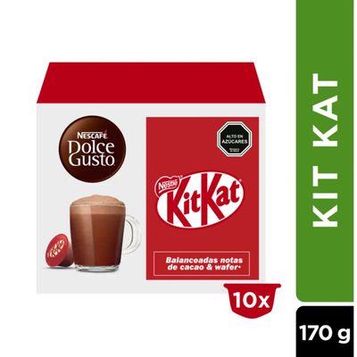 Imagen 2 del producto Pack 4 Café Nescafé Dolce Gusto® Kit Kat 10 Cápsulas