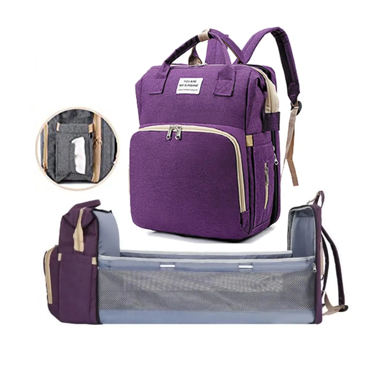 MOVI - Mochila Niña Pañalera y Mudadora 3 en 1