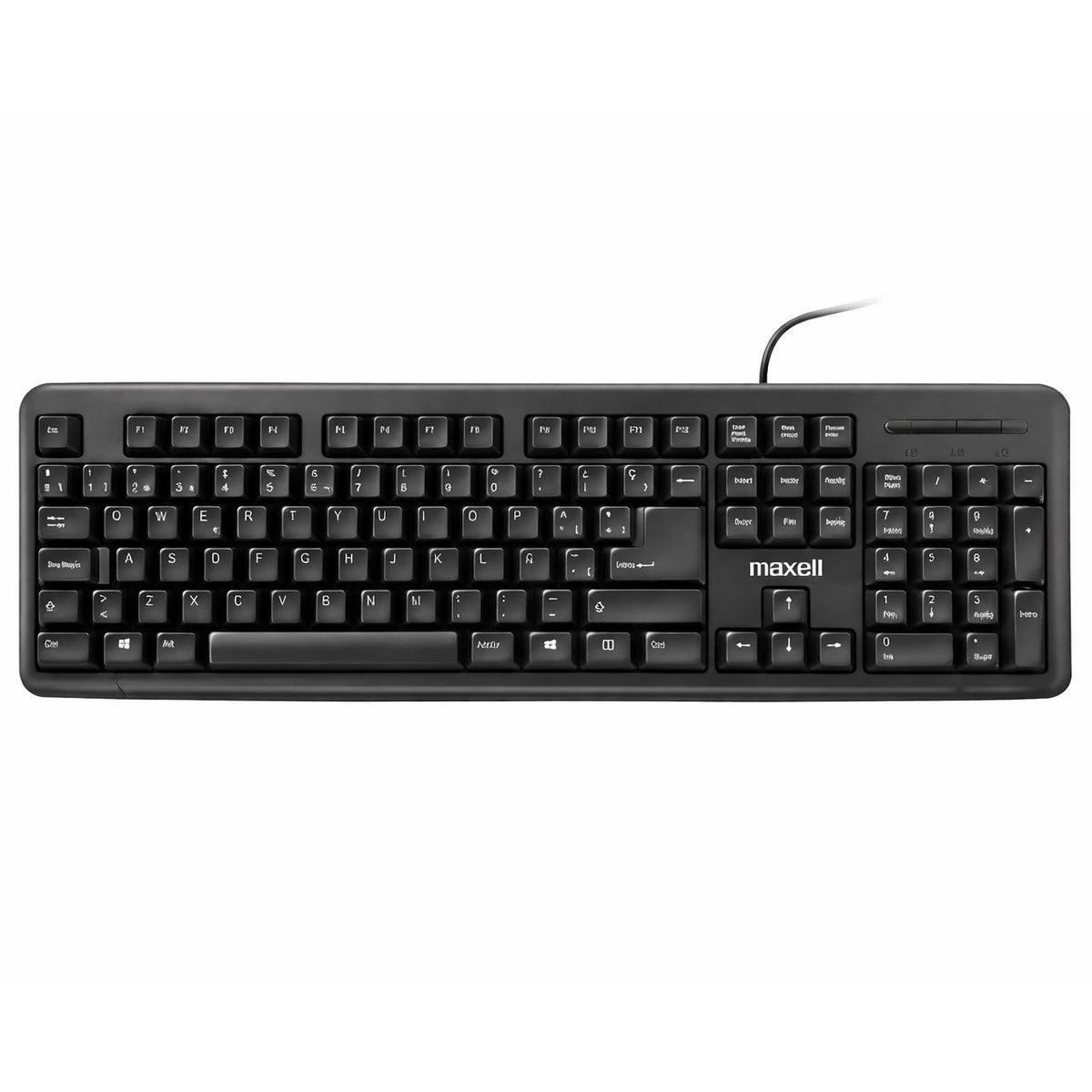 MAXELL - Teclado Básico Maxell KB-90 Conector Usb Negro