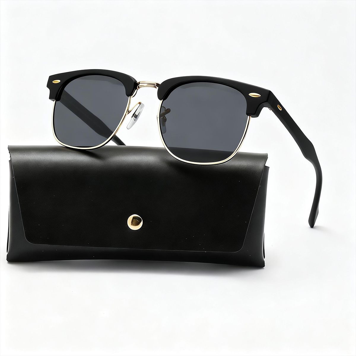 POLASUP - Polasup lentes Gafas de sol unisex clásicas y elegantes con montura grande proteccion uv400