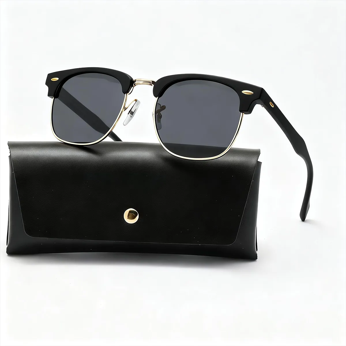 POLASUP - Polasup lentes Gafas de sol unisex clásicas y elegantes con montura grande proteccion uv400