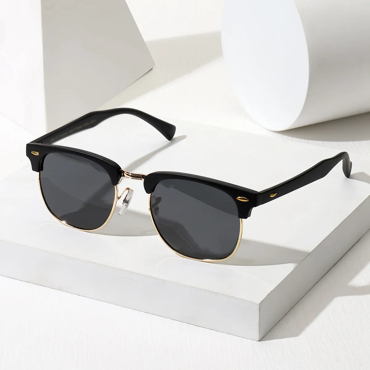 POLASUP - Polasup lentes Gafas de sol unisex clásicas y elegantes con montura grande proteccion uv400