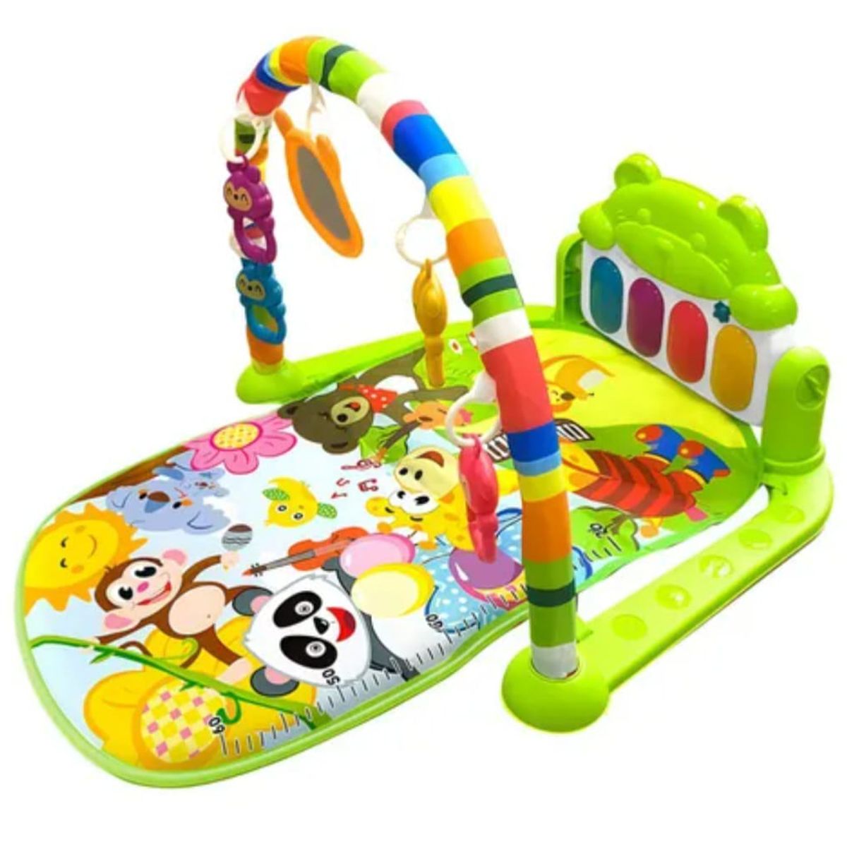 GENERICO - Gimnasio Musical Tapete Alfombra Piano Didáctico Bebé Verde