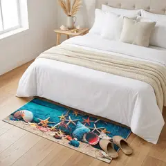 GENERICO - Bajada de cama 60x120 cm Especies marinas Casa VIVA