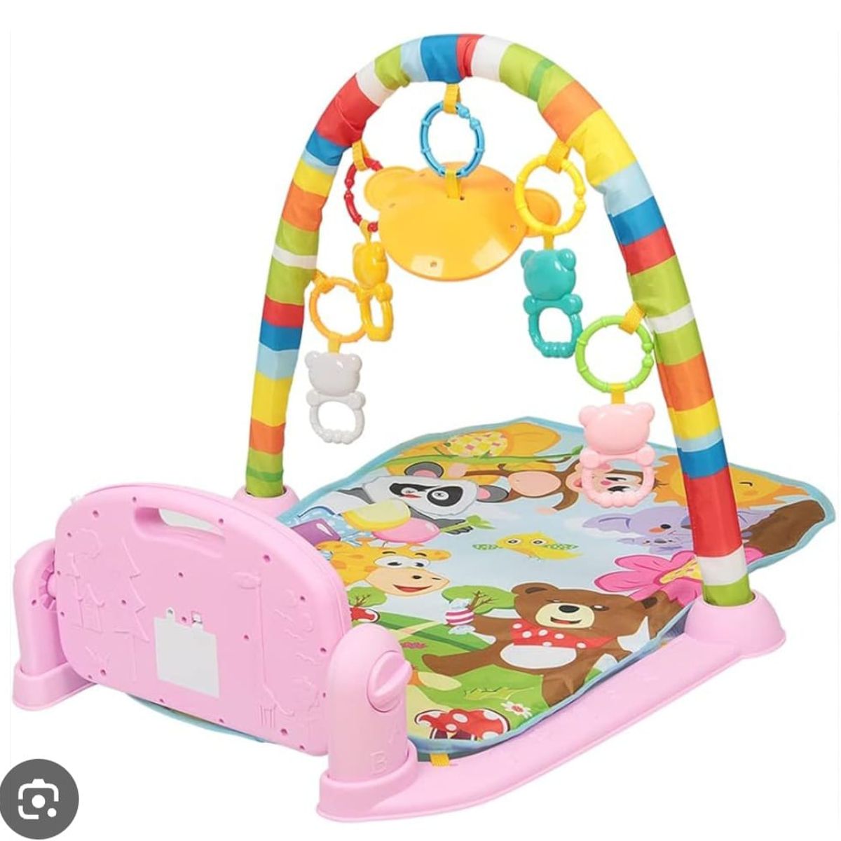 GENERICO - Gimnasio Musical Tapete Alfombra Piano Didáctico Bebé Color rosa